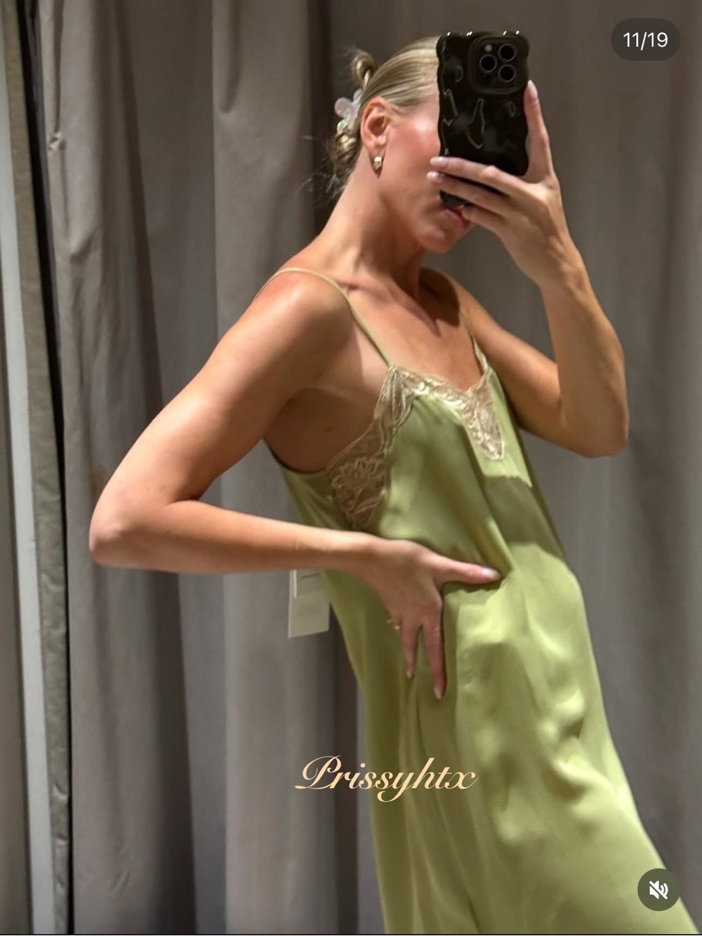 ZARA ZW COLLECTION SATIN LACE DRESS
